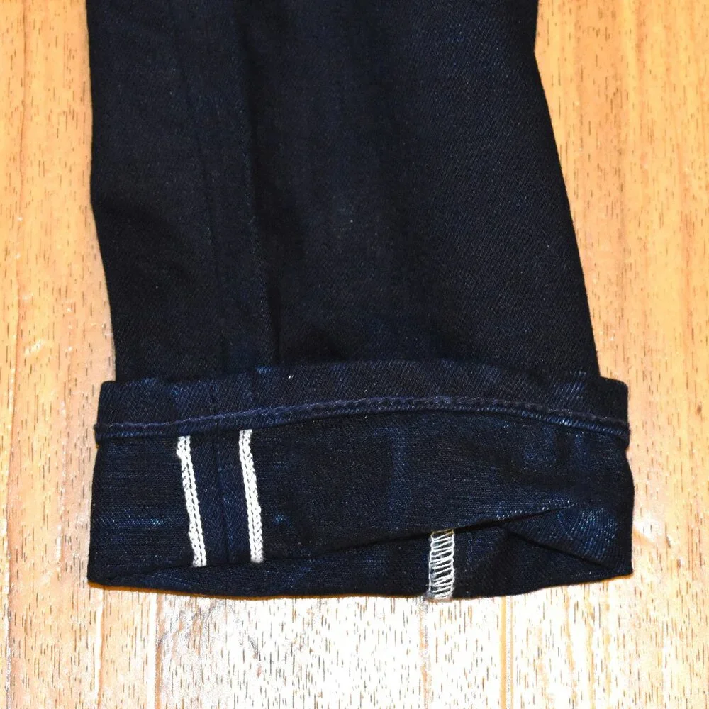 Rogue Territory Strong Taper Jeans Mens 31 Indigo Good Selvedge Button Fly